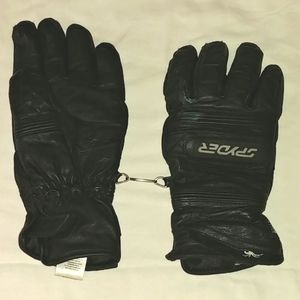 Spyder Thinsulate leather gloves